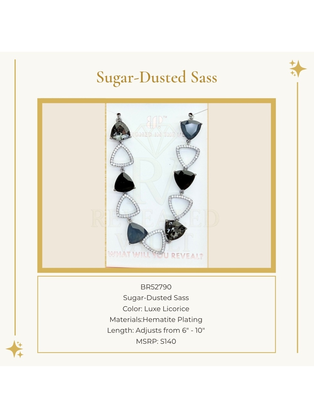 Sugar-Dusted Sass - Luxe Licorice - Holiday Jewel Candy